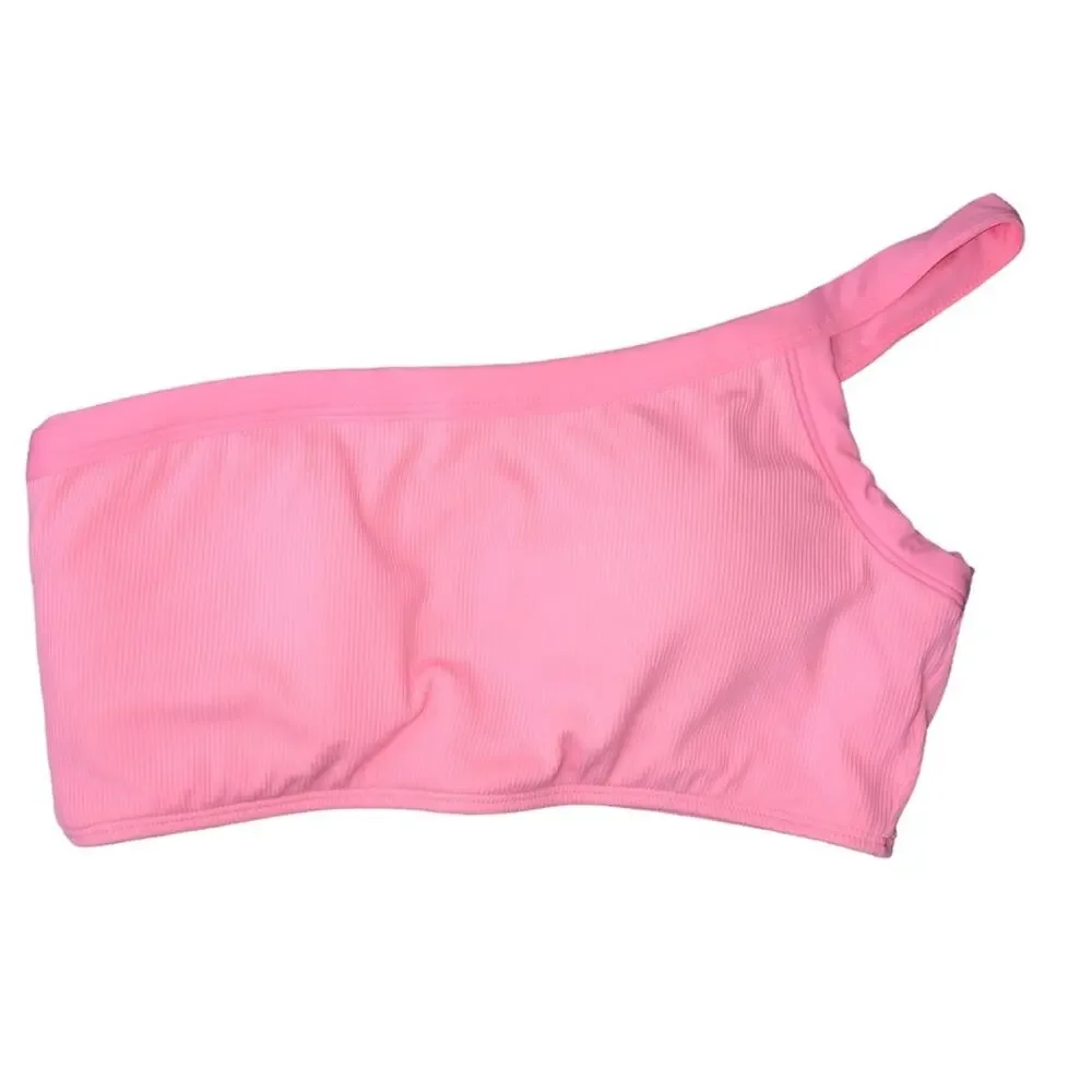 L*Space Bikini Swimsuit Set Axel Top Foley Bottom in Crystal Pink Large NWT